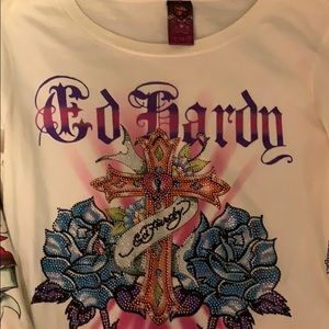 Long sleeve Ed Hardy tee shirt (long sleeved)